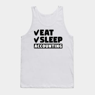 Eat, Sleep, Accounting Tank Top